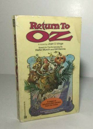 Return To Oz By Joan D Vinge 1985 1st Ballentine Edition Paperback