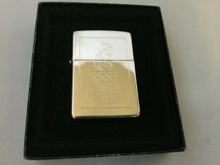 1996 Zippo Lighter - Atlanta Olympic Games - Silver Plated