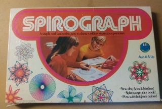 Vintage Complete 1975 Kenner Spirograph 1421 Classical Drawing Toy