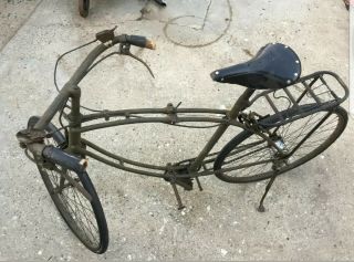 Antique Wwii Folding Paratrooper Bicycle