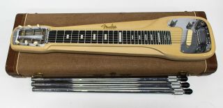 Fender Studio Deluxe Lap Steel Electric Guitar With Ohsc And Legs - Vintage