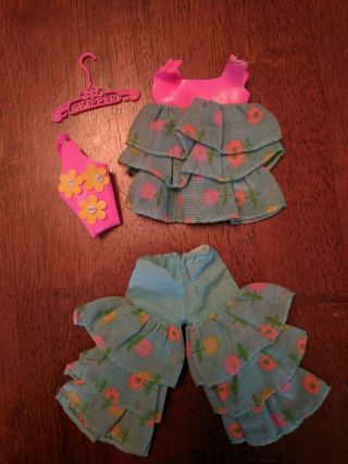 Vintage Skipper Doll 4 Piece Ruffled Outfit