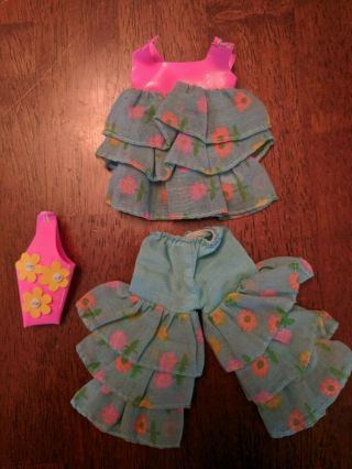 Vintage SKIPPER DOLL 4 PIECE RUFFLED OUTFIT 2