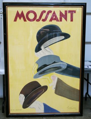 Vintage Mossant Hat - French Advertising Poster - Leonetto Cappiello -
