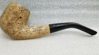 Vintage Yello Bole Tweed Tobacco Smoking Pipe Estate Find.