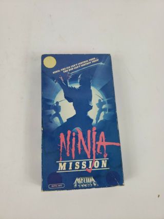 Ninja Mission Vhs Vintage Horror Sci - Fi