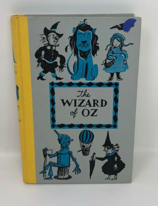 The Wizard Of Oz L.  Frank Baum Junior Deluxe Edition Vintage Kids Book