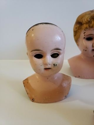 Antique Tin Doll Heads 2