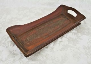 Vintage Wooden Bread Tray Give Us This Day Our Daily Bread Wood Basket Primitive