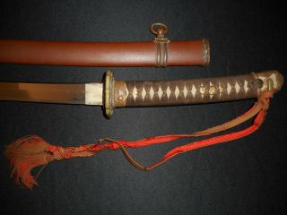 Ww2 Japanese Samurai Sword - Ww Ii Colonel Gunto/gendaito/antique/old/tamahagane