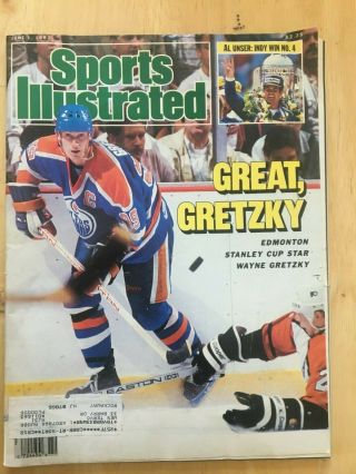 Sports Illustrated June 1,  1987 - Wayne Gretzky
