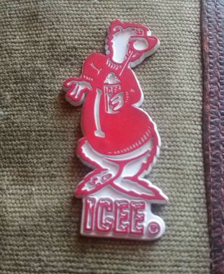 Vintage Classic Icee Bear Fridge Rubber Magnet