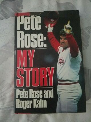 Pete Rose: My Story By Pete Rose & Roger Kahn - 1989 1st Edition Hardcover Book