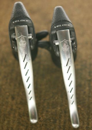Vintage Campagnolo Veloce 2 X 8 Speed Silver Brakes Brake Levers Shifters Set