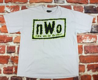 Vintage Nwo Wrestling Wwf Wwe T Shirt Size Xl 1998 Todays Trendz Rare