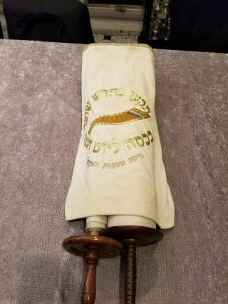 Huge 19th Century Antique Judaica Sefer Torah Germany