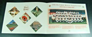 1992 Baltimore Orioles Team Photo Baseball Poster Cal Ripken Jr.  9 X 22 Inches