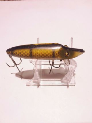 Heddon Baby Vamp In Pike Scale Exc.  Cond.