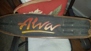 Alva Vintage ' 70 ' s Skateboard with Lazer trucks and kryptonic wheels 2