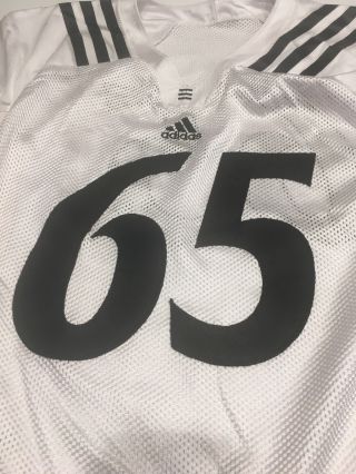 Game Worn Adidas Cincinnati Bearcats Football Jersey 65 Size 2XL 2