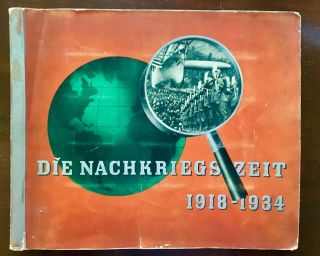 World War 2 German Tobacco Card Album " The Time Between The Wars 1918 - 1934 "