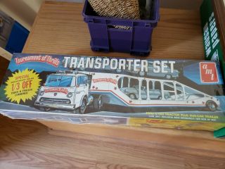 Tournament Of Thrills Transporter Set Amt Model Kit Rare