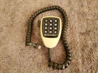 Vintage Motorola Mobile Radio Palm Mic Model Hmn1010b Microphone W.  Keypad Cb