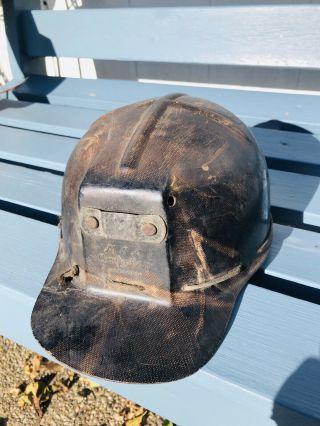 Old Vintage Msa Comfo Cap Low Vein Miner Helmet Cap Coal Mining Well Worn