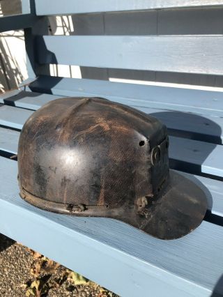 Old Vintage MSA COMFO CAP Low Vein Miner Helmet Cap Coal Mining Well Worn 2