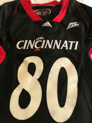 Armon Binns Cincinnati Bearcats Adidas Game Football Jersey 80 2