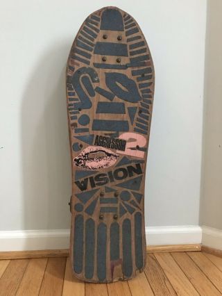 1980’s Vision Aggressor 2 Skateboard Enjoyed By Only 1 Owner As - Is