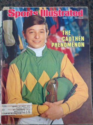 March 7 1977 Steve Cauthen Kentucky Derby Horse Racing Sports Illustrated Old