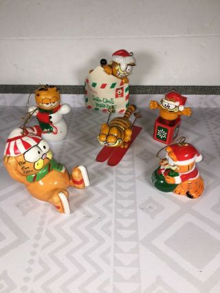 Vintage Garfield Christmas Tree Ornament 