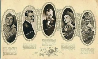Carreras Oval Cigarette Cards 1934 Film Stars Set F72 Mounted In Offical.  Album