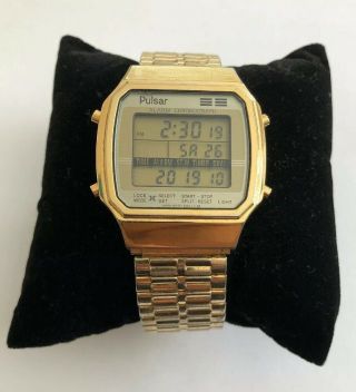 Pulsar W040 - 5000,  Alarm Chronograph Watch Made Japan Digital Vintage