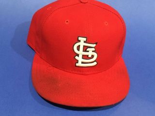 Socolovich Size 7 1/8 2016 Cardinals Red Game Used/issued Hat Cap Mlb Hologram