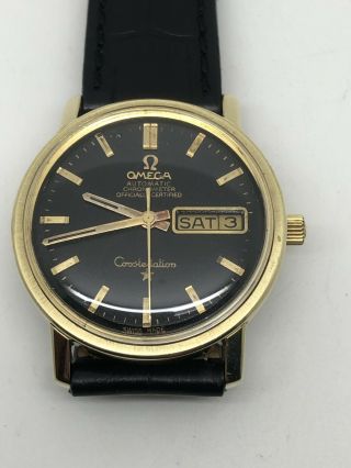 Vintage Rare Omega Constellation Automatic Steel And 14k Gold 168016
