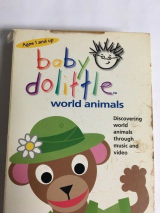 Baby Dolittle - World Animals (VHS,  2001) - VERY RARE VINTAGE - SHIPS N 24 HOURS 2
