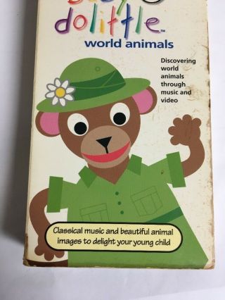 Baby Dolittle - World Animals (VHS,  2001) - VERY RARE VINTAGE - SHIPS N 24 HOURS 3