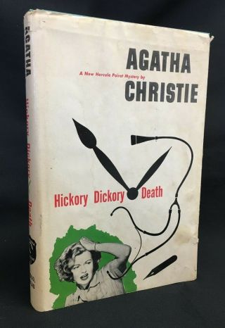 Hickory Dickory Death By Agatha Christie,  1955,  Hc W/dust Jacket,  Bk Clb Ed,  Good