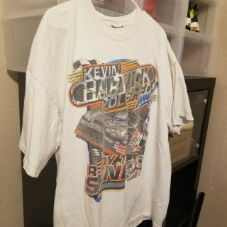 Vintage Kevin Harvick Double Sided Nascar T Shirt Size Xl