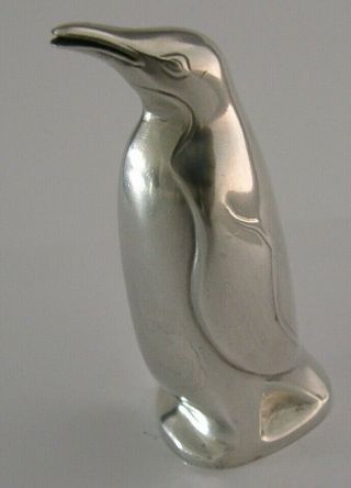 Rare David Andersen Sterling Silver Penguin Animal Salt Or Pepper Pot C1960