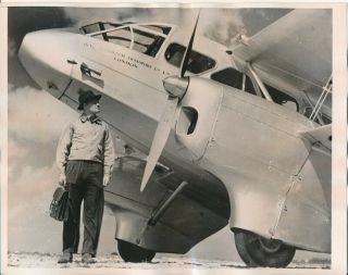 Iraq Petroleum Transport Co.  1940 Press Photo Air Patrol Plane For Pipelines
