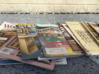 20,  Vtg Wood Crafting Magazines With Patterns