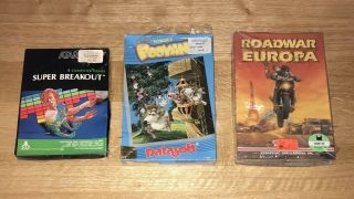 Breakout,  Konami’s Pooyan And Roadwar Europa Vintage Atari Computer Games