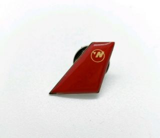 Vintage Northwest Airlines Red Tail Pin Lapel