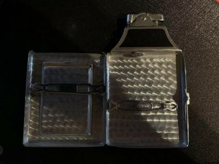 1930 ' s art deco enamel ronson masterpact vanity compact case lighters 3
