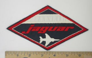 British Royal Air Force Jaguar Aircraft Name Patch Vintage Raf