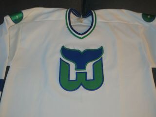 Vintage 1990s Hartford Whalers CCM white hockey jersey Men XL 2