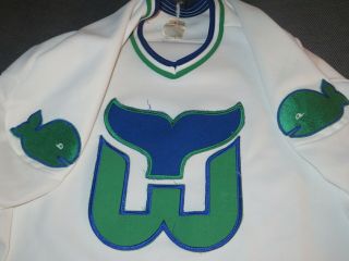 Vintage 1990s Hartford Whalers CCM white hockey jersey Men XL 3